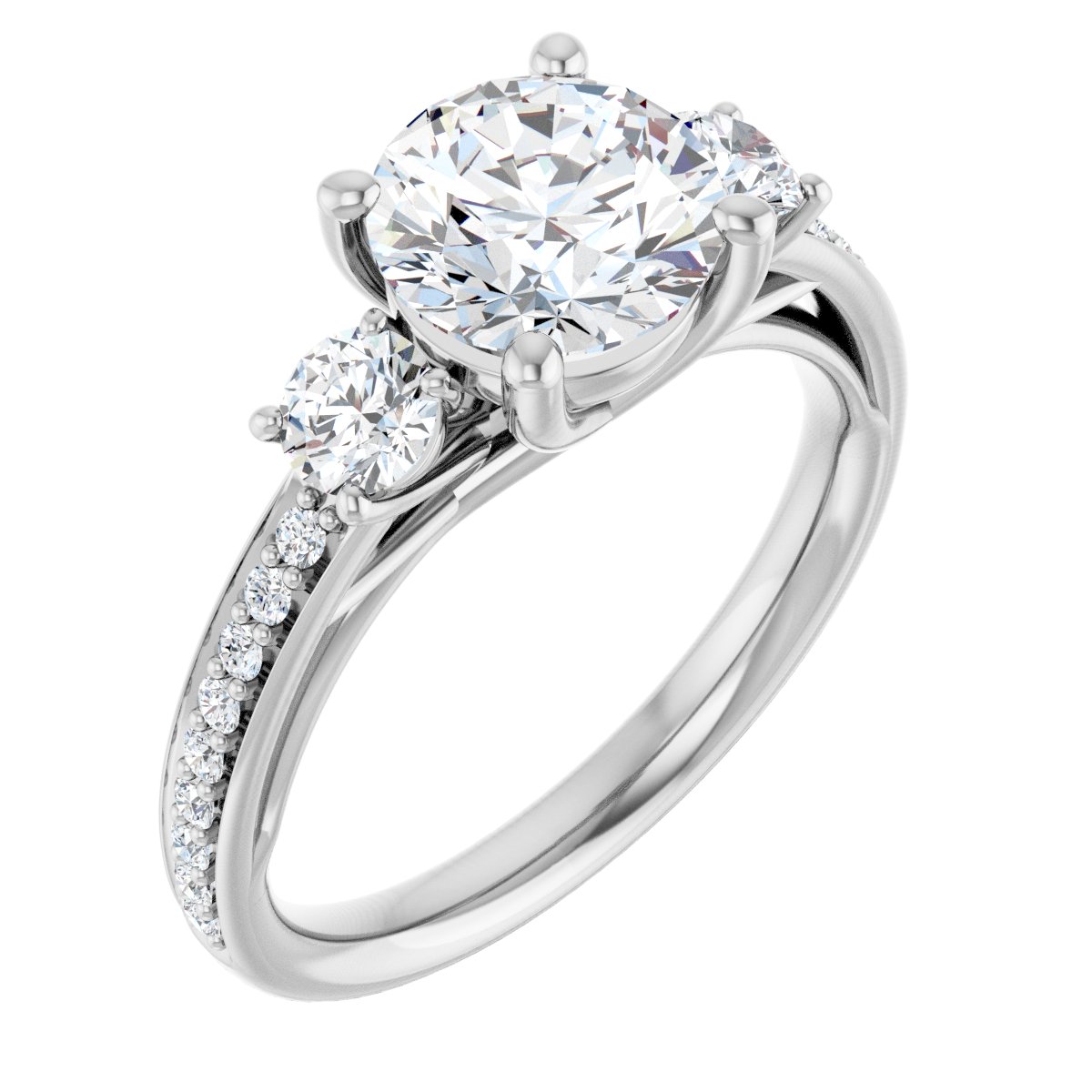 Three-Stone Engagement Ring