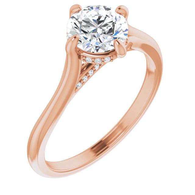 Accented Engagement Ring or Band