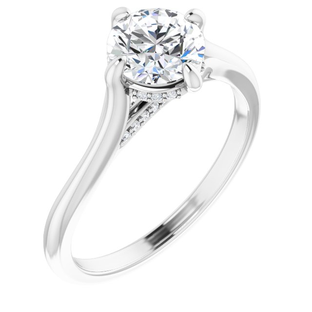 Accented Engagement Ring or Band