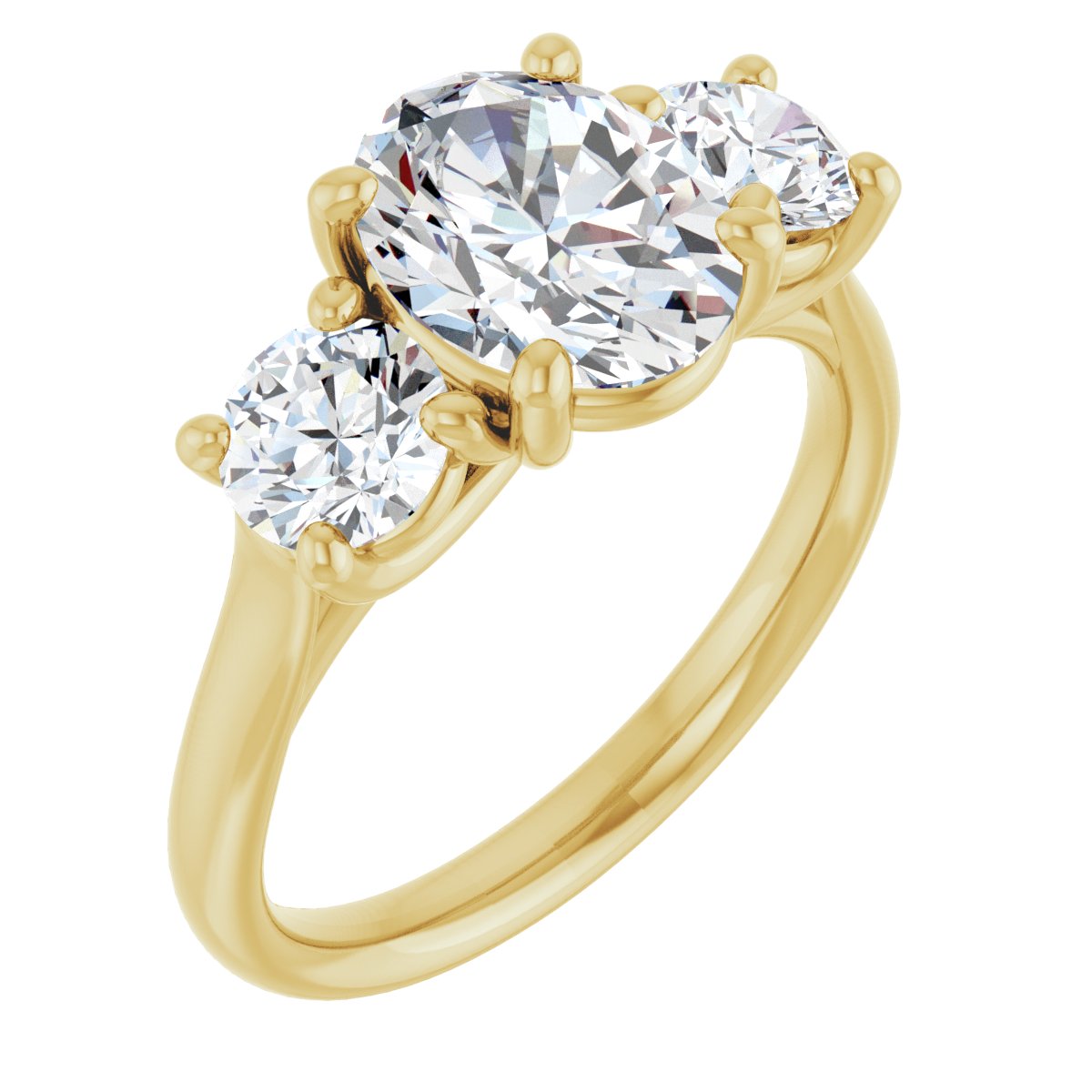 Three-Stone Engagement Ring
