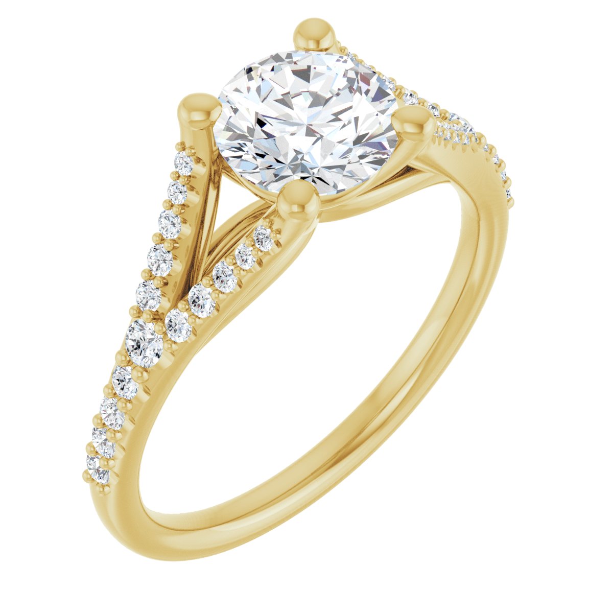 Accented Engagement Ring