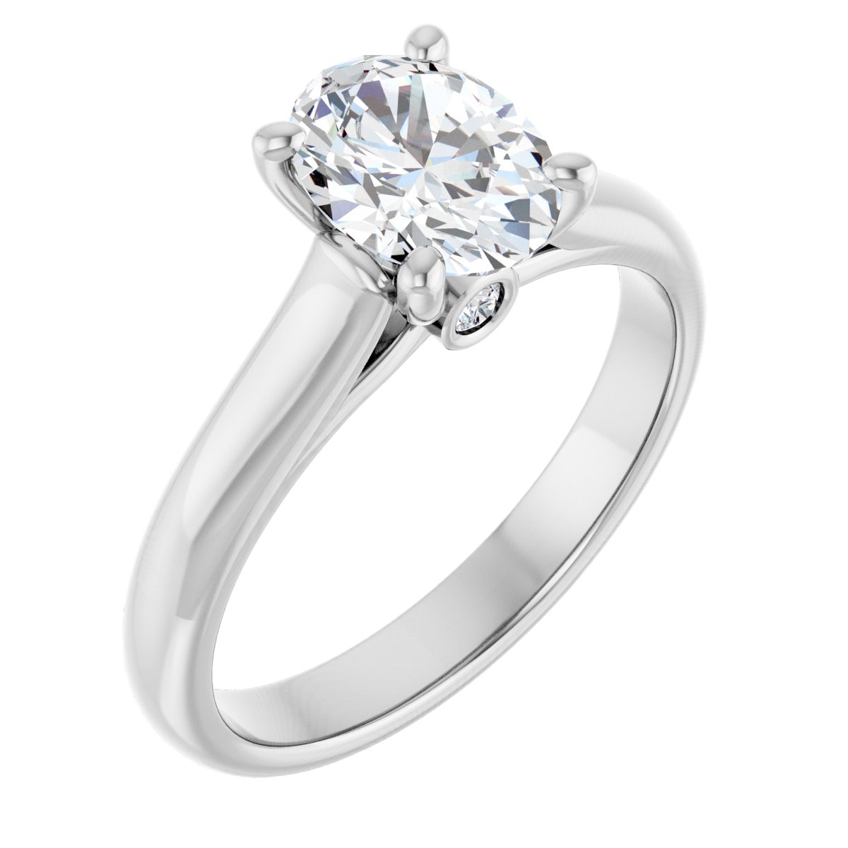 Accented Engagement Ring