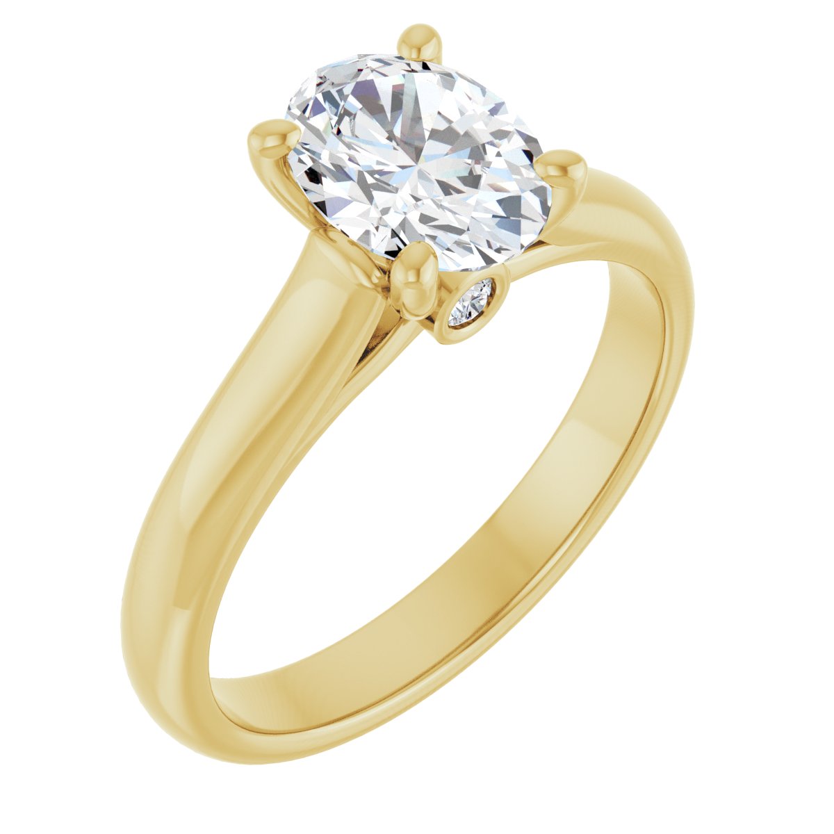 Accented Engagement Ring