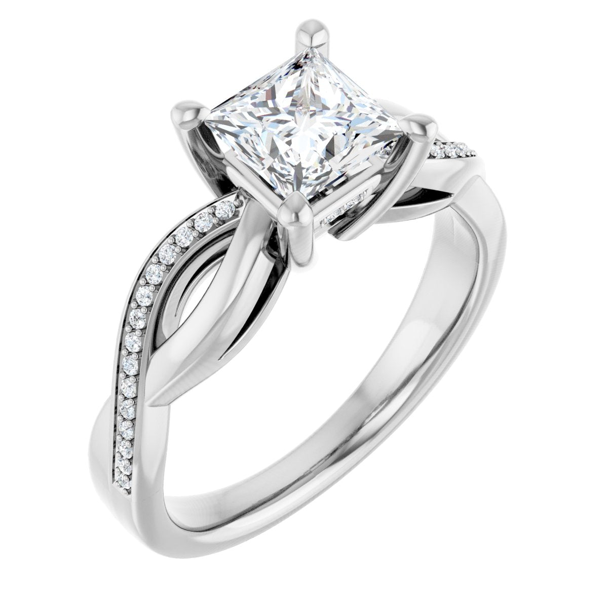 Infinity-Inspired Engagement Ring