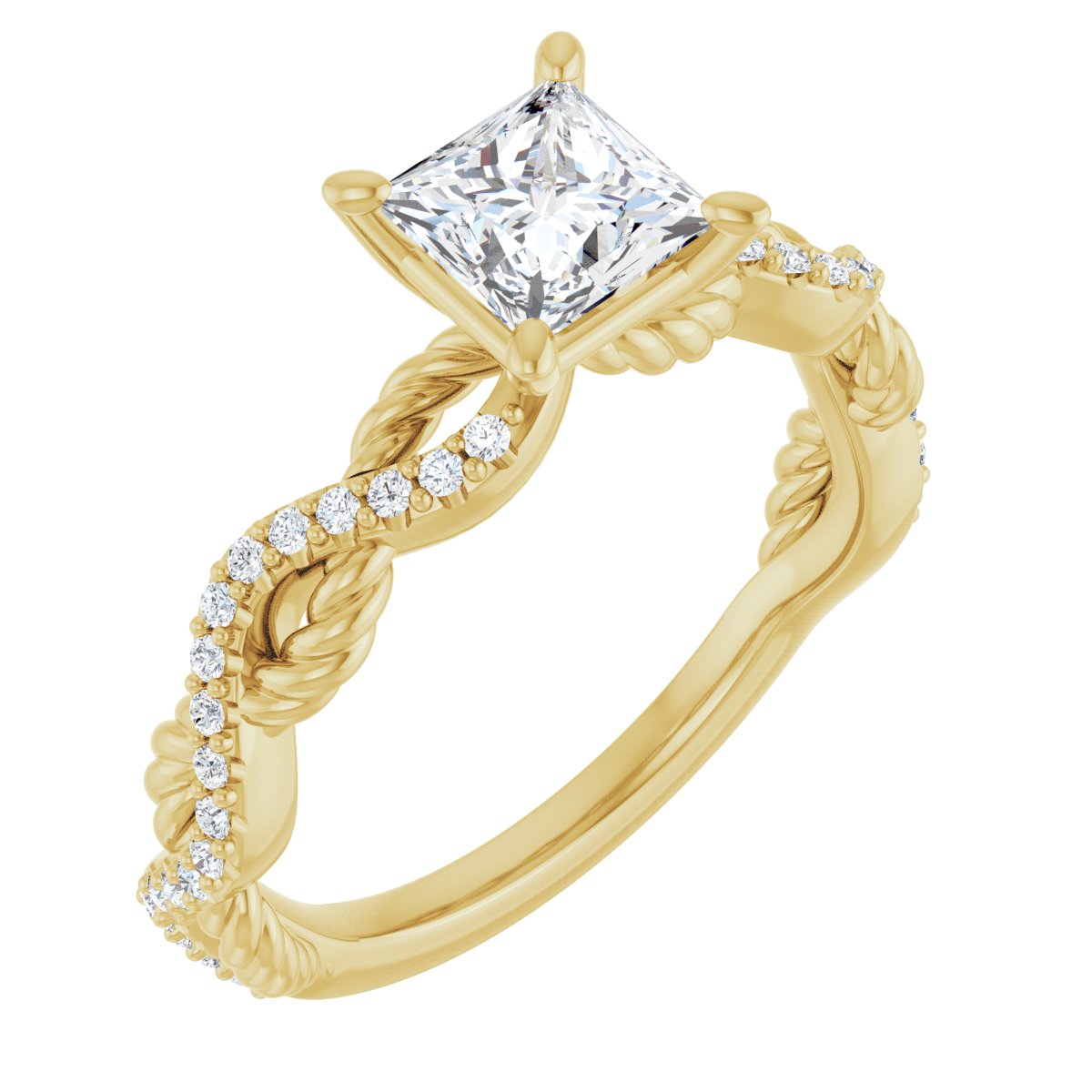 Accented Engagement Ring