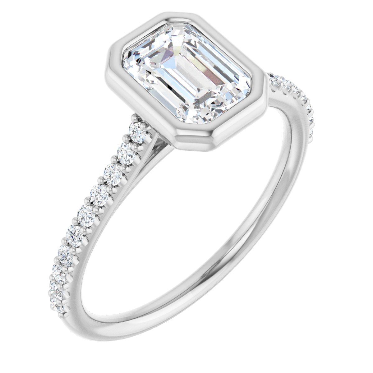 Accented Engagement Ring