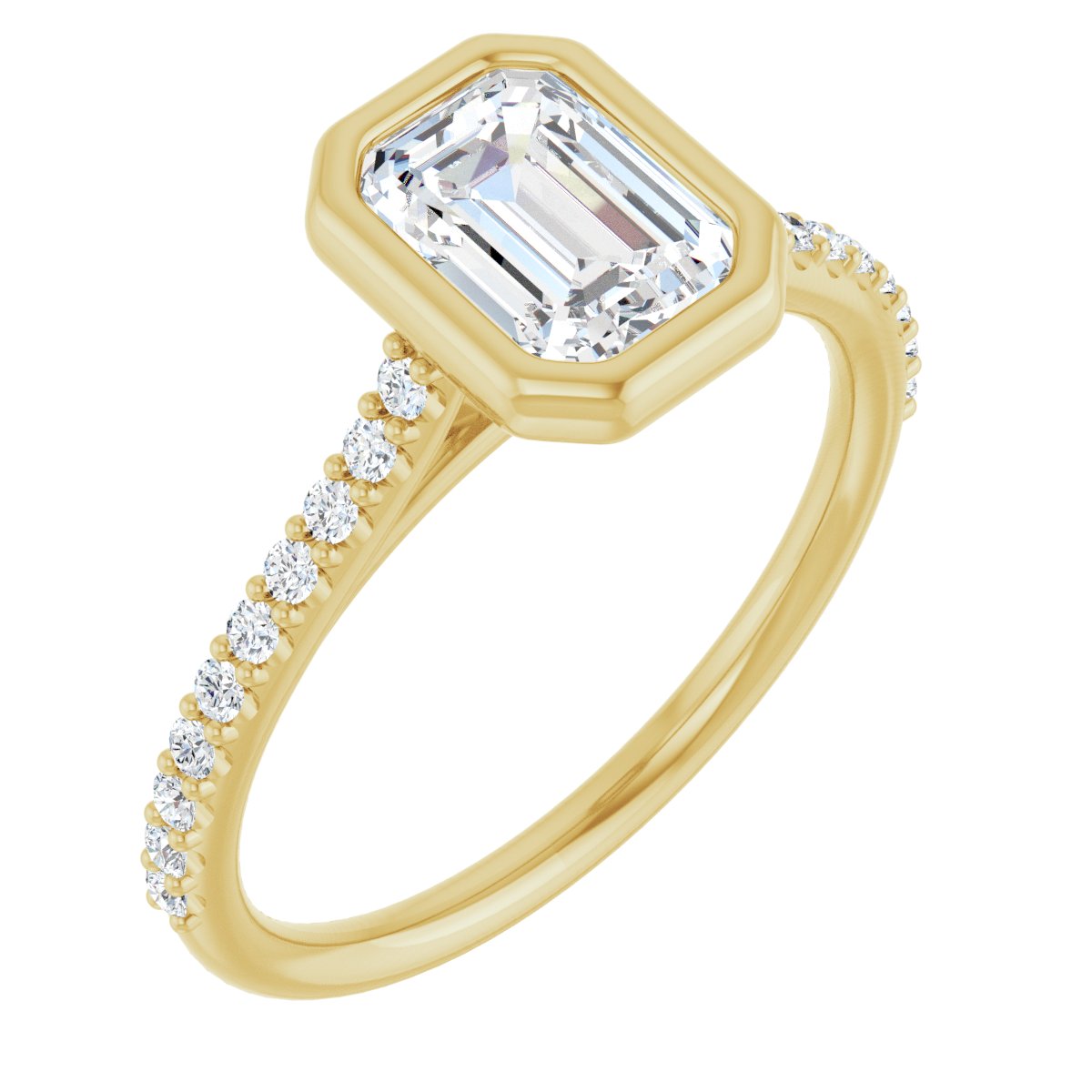 Accented Engagement Ring