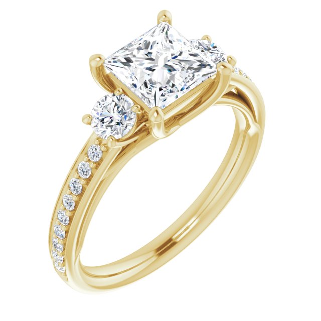 Three-Stone Engagement Ring