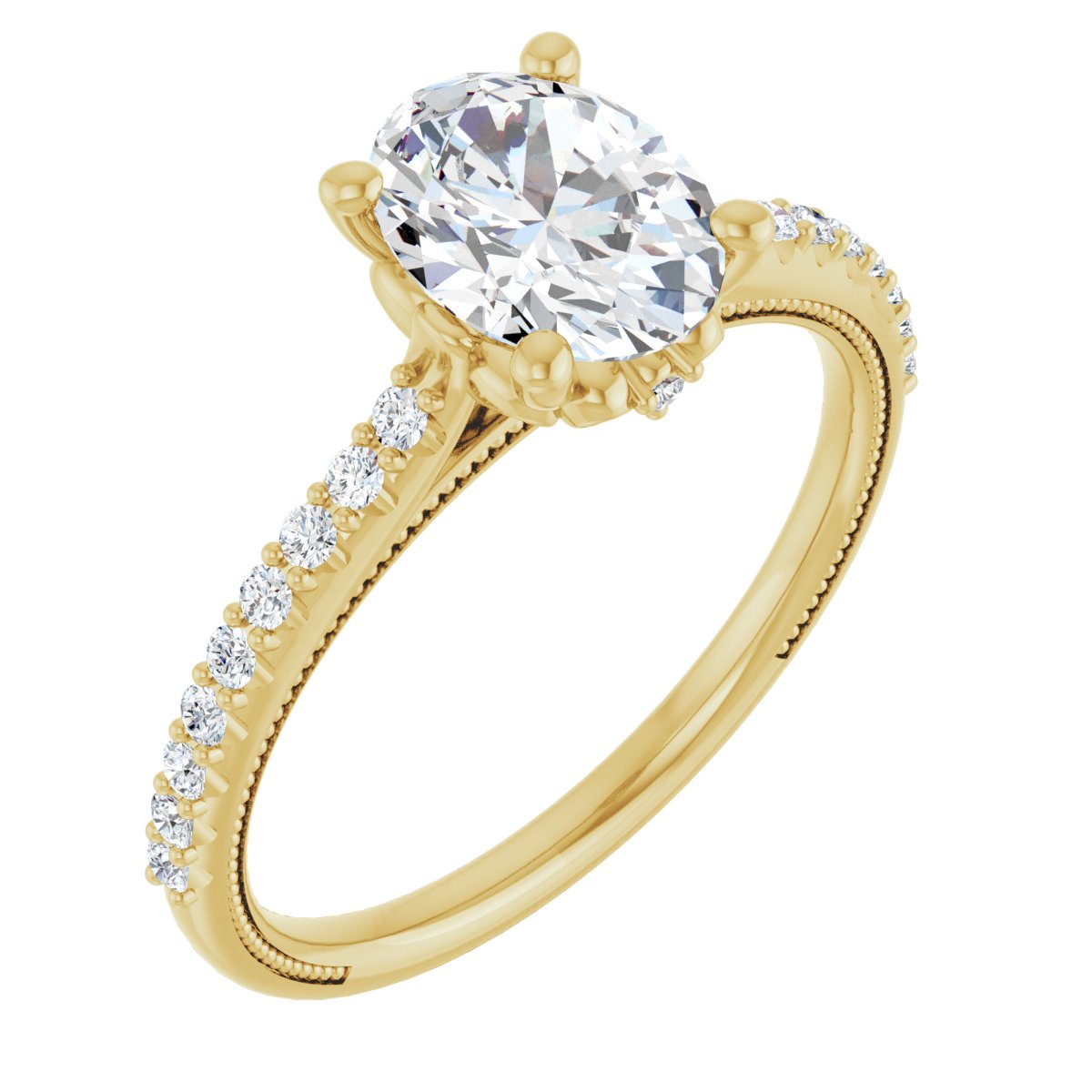 Accented Engagement Ring