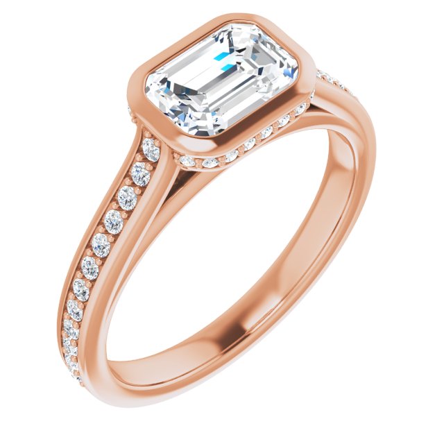 Bezel-Set Engagement Ring