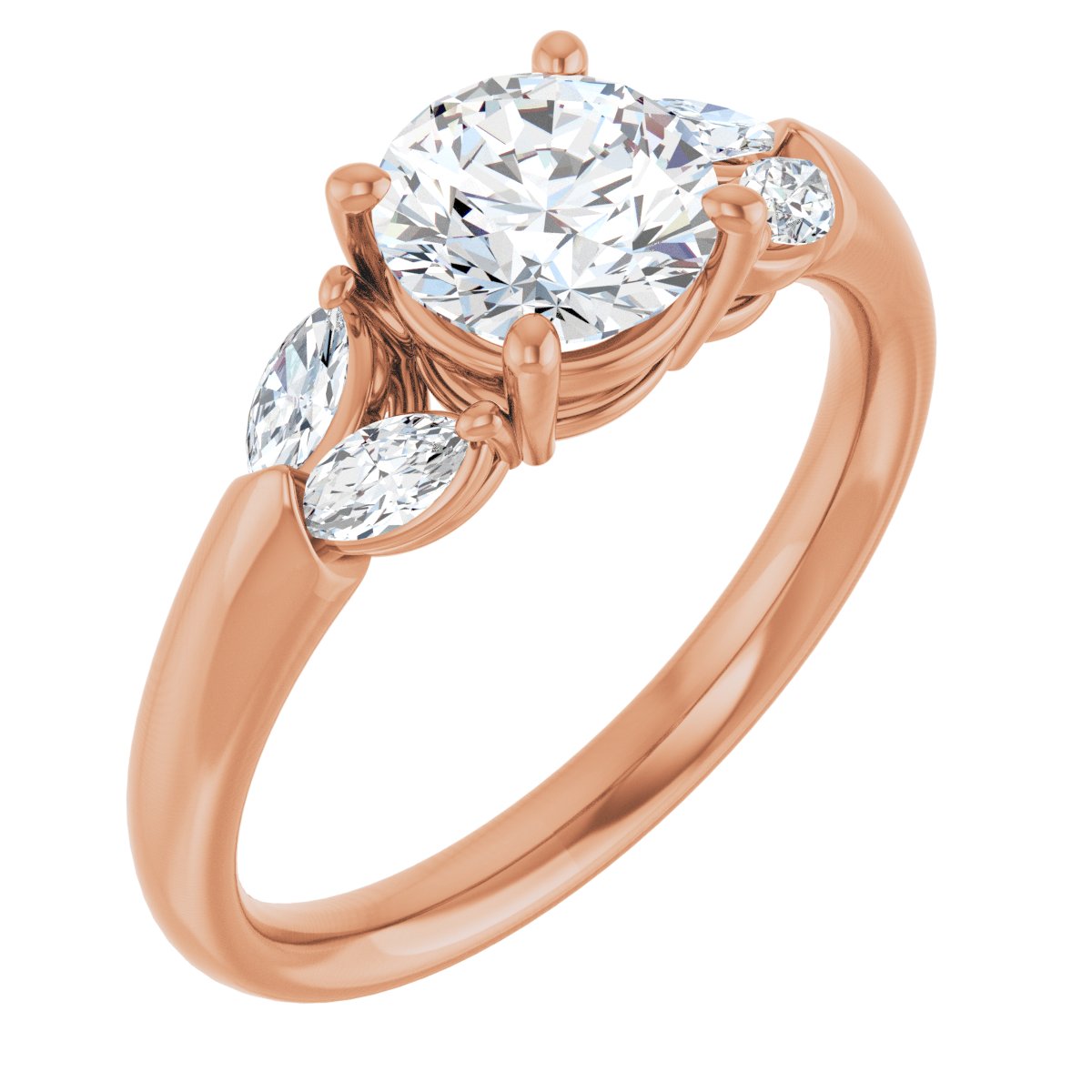 Accented Engagement Ring