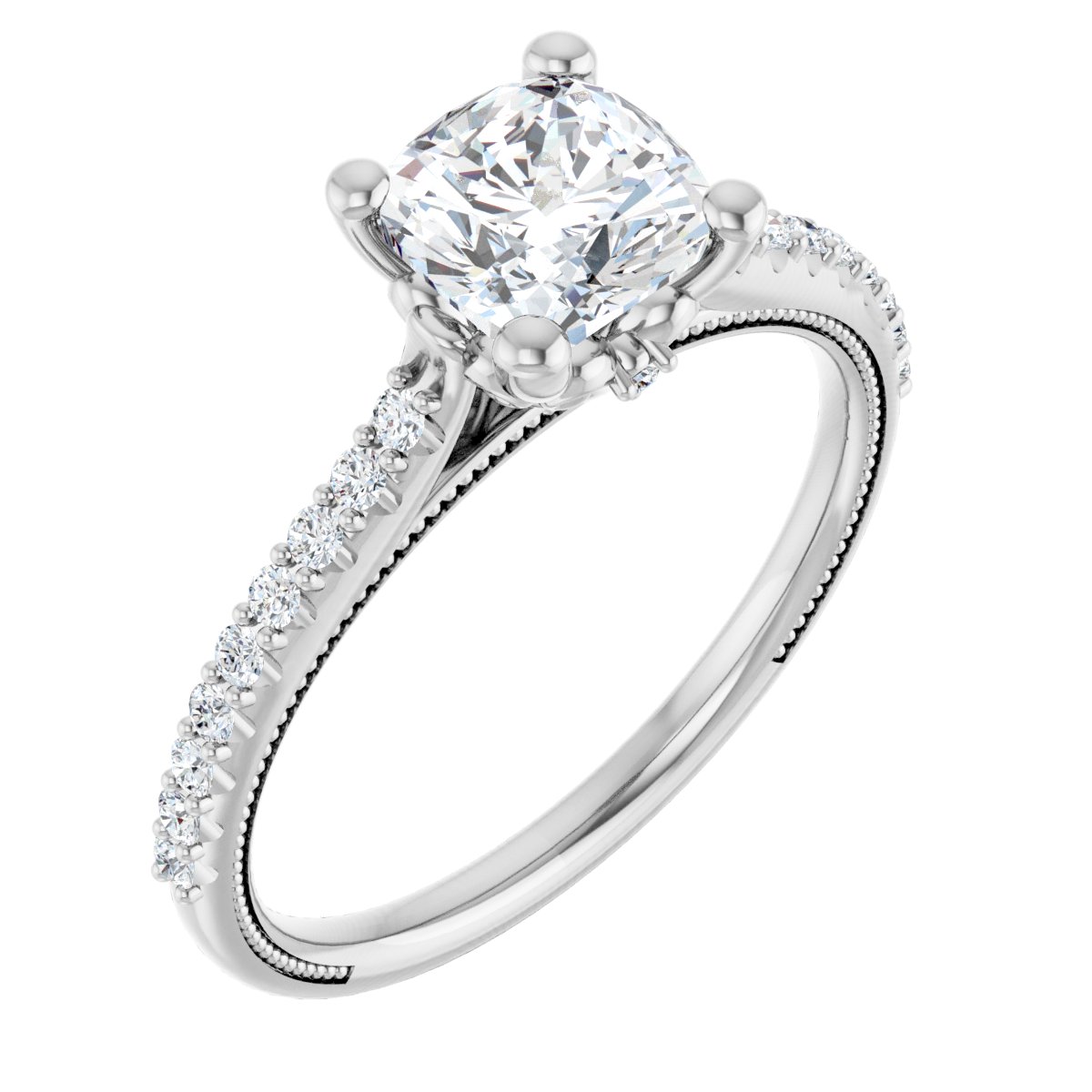 Accented Engagement Ring