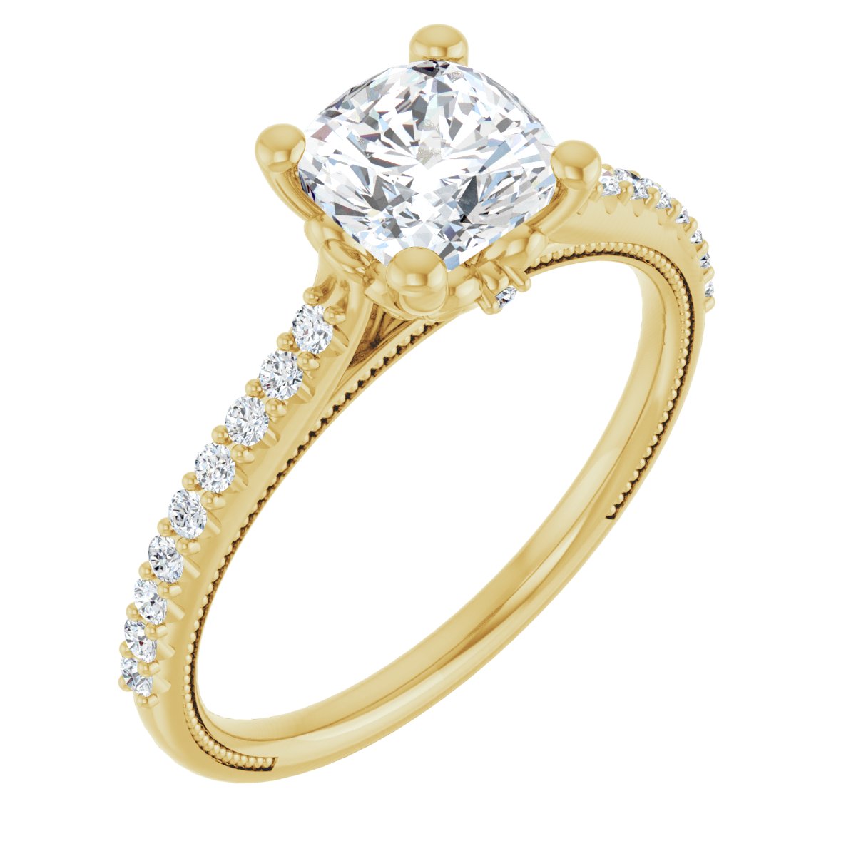 Accented Engagement Ring