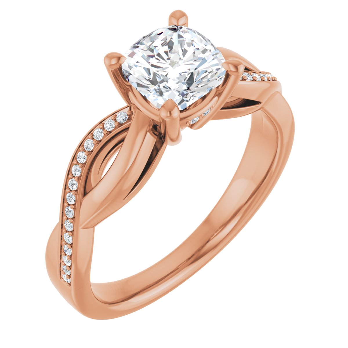 Infinity-Inspired Engagement Ring