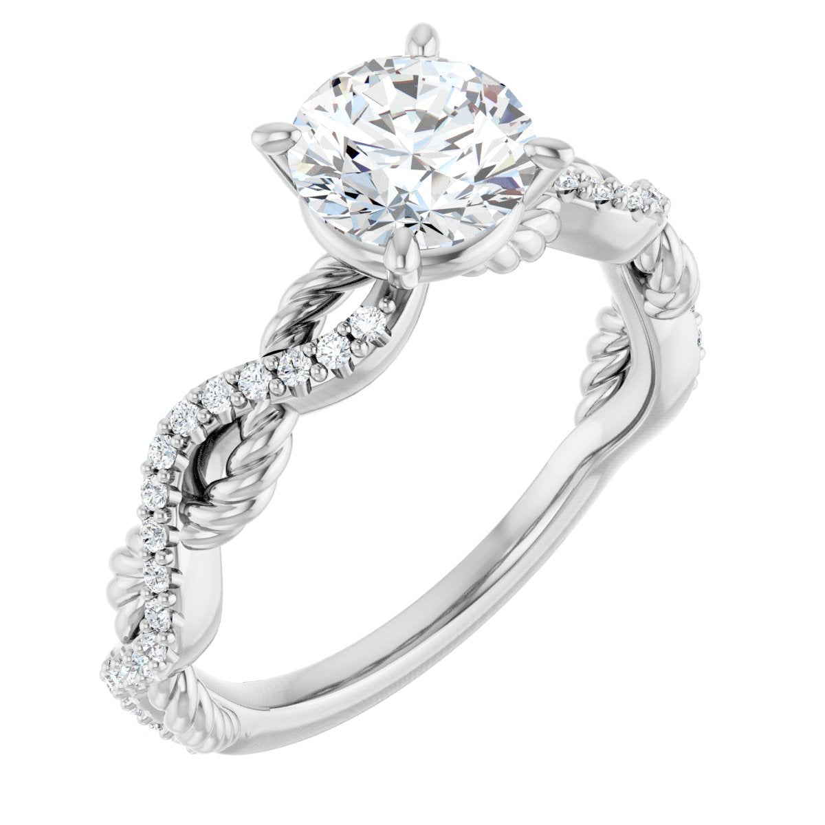 Accented Engagement Ring