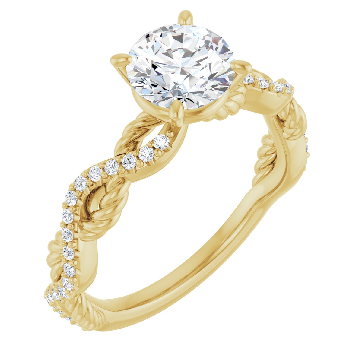 Accented Engagement Ring