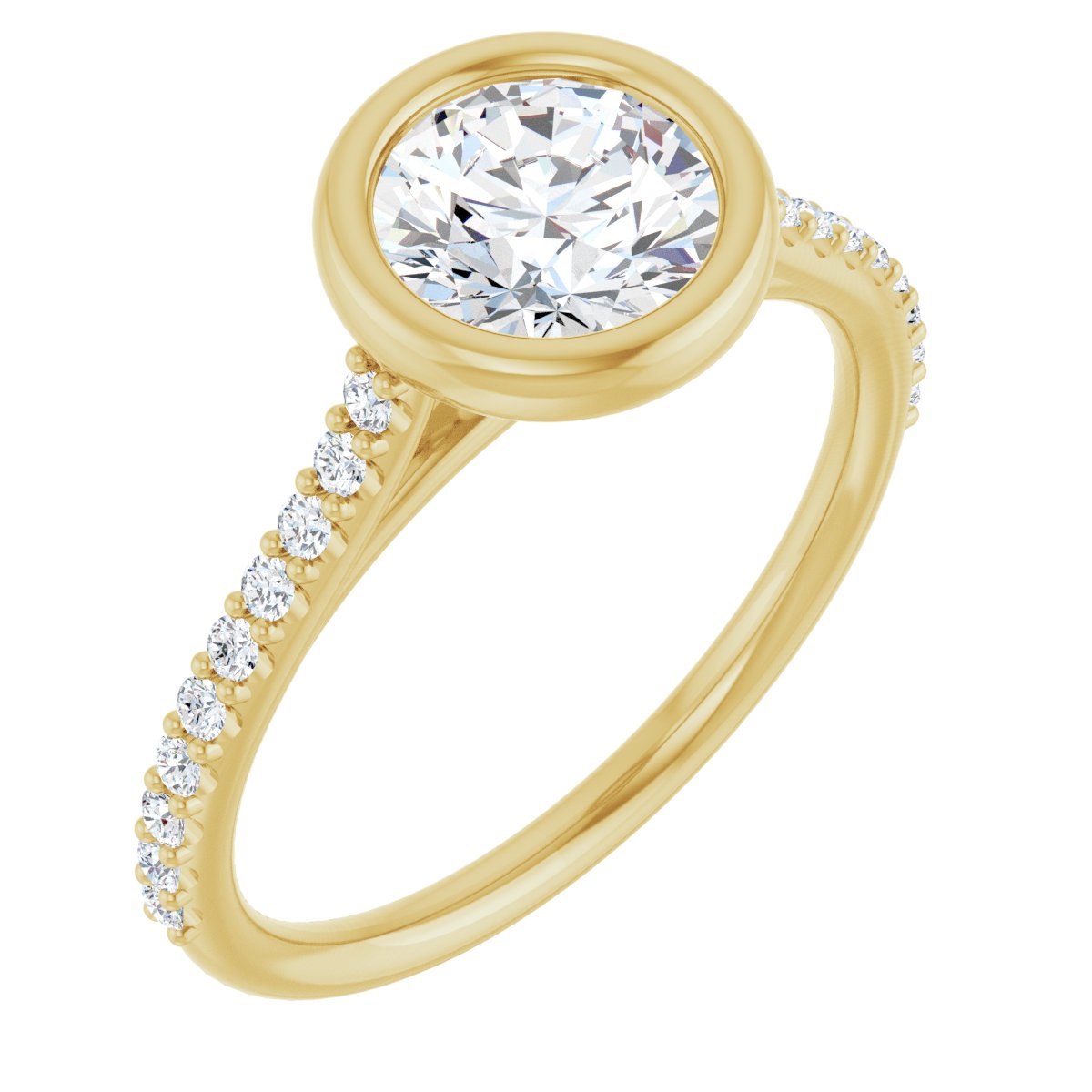 Accented Engagement Ring