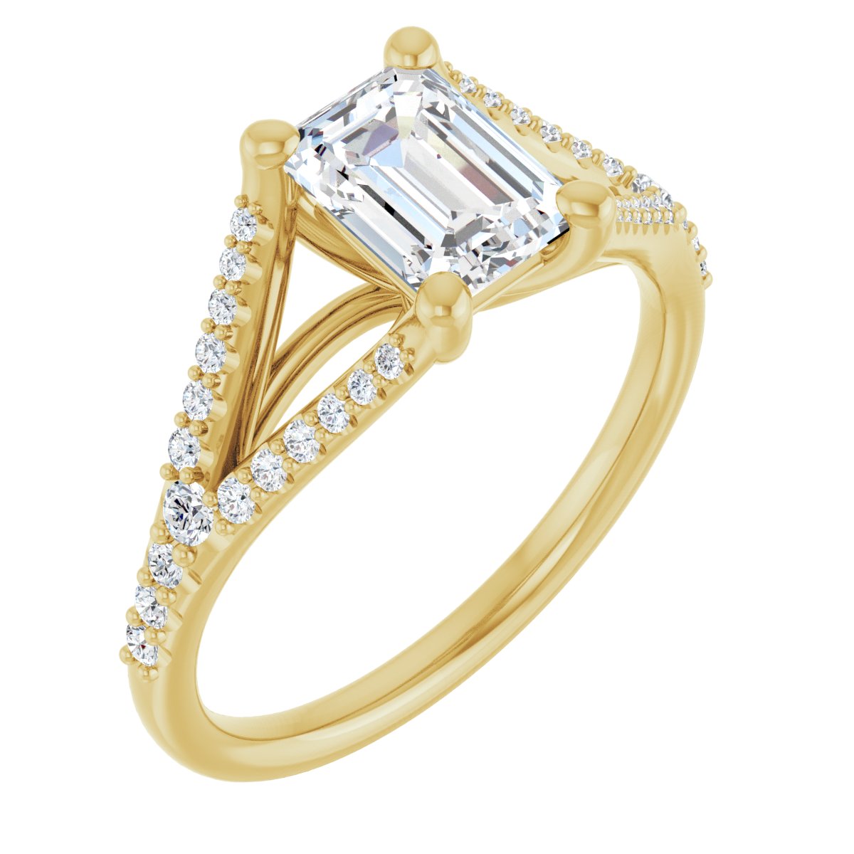 Accented Engagement Ring
