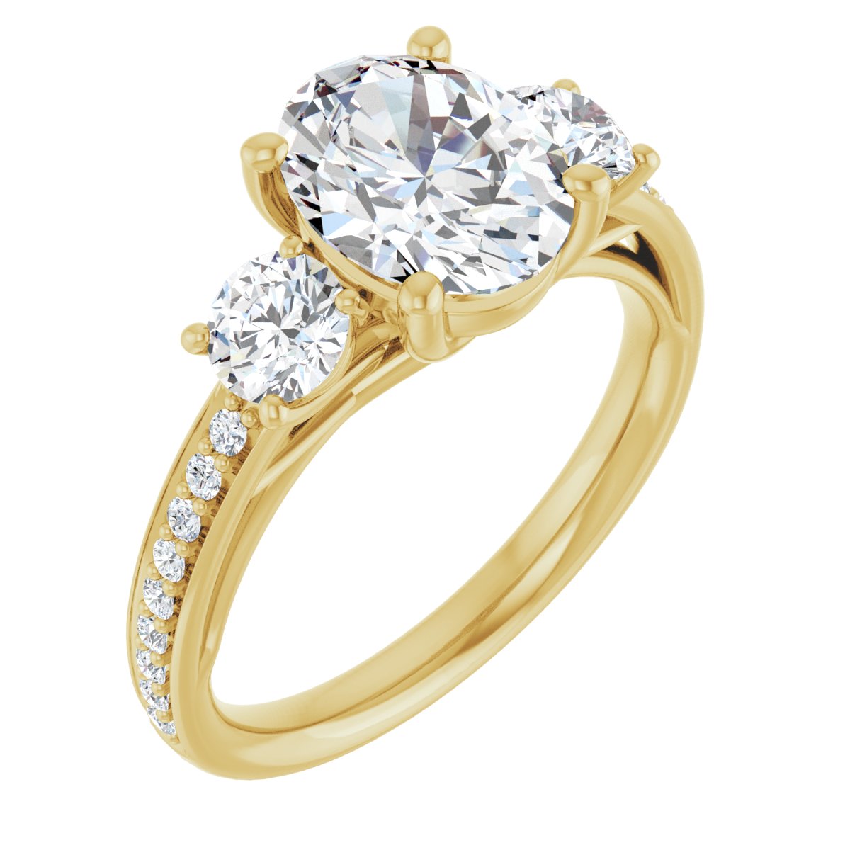 Three-Stone Engagement Ring