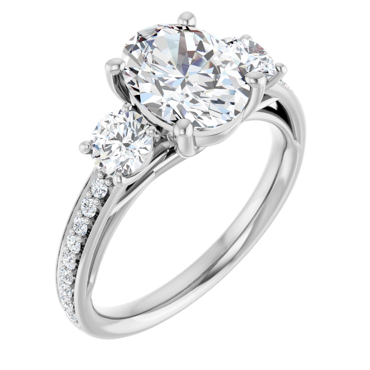 Three-Stone Engagement Ring