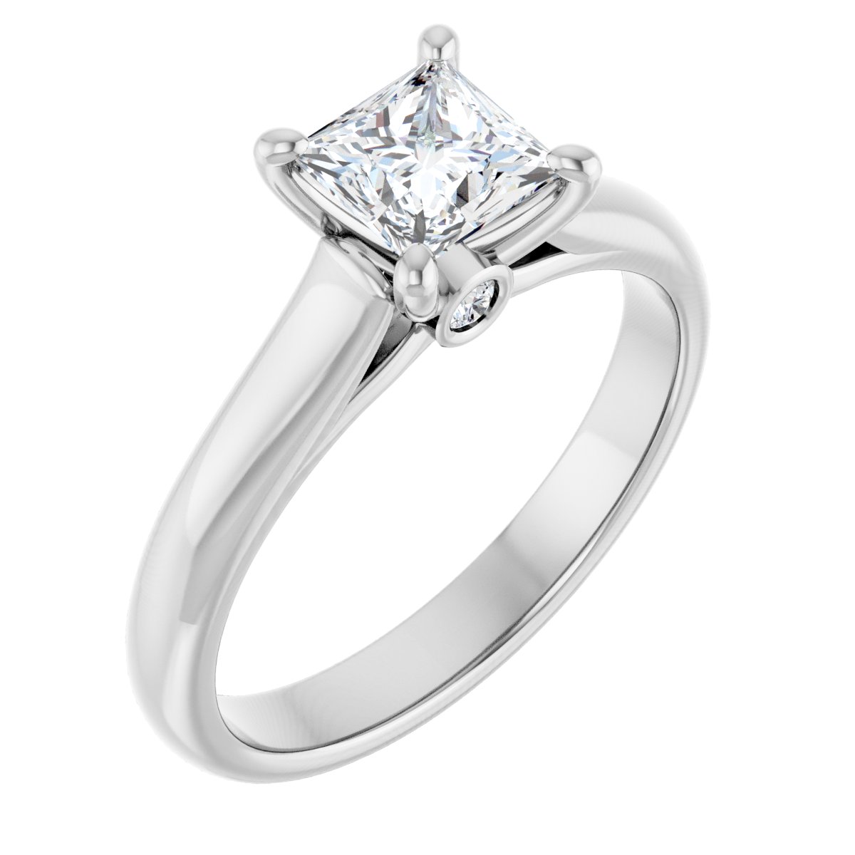 Accented Engagement Ring