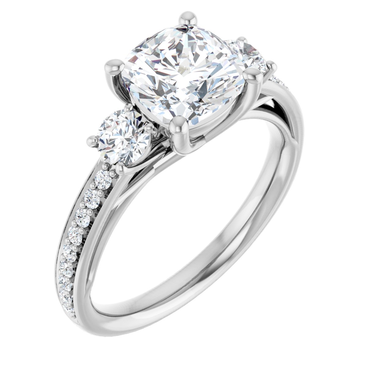 Three-Stone Engagement Ring