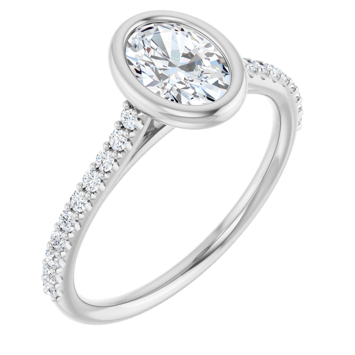 Accented Engagement Ring