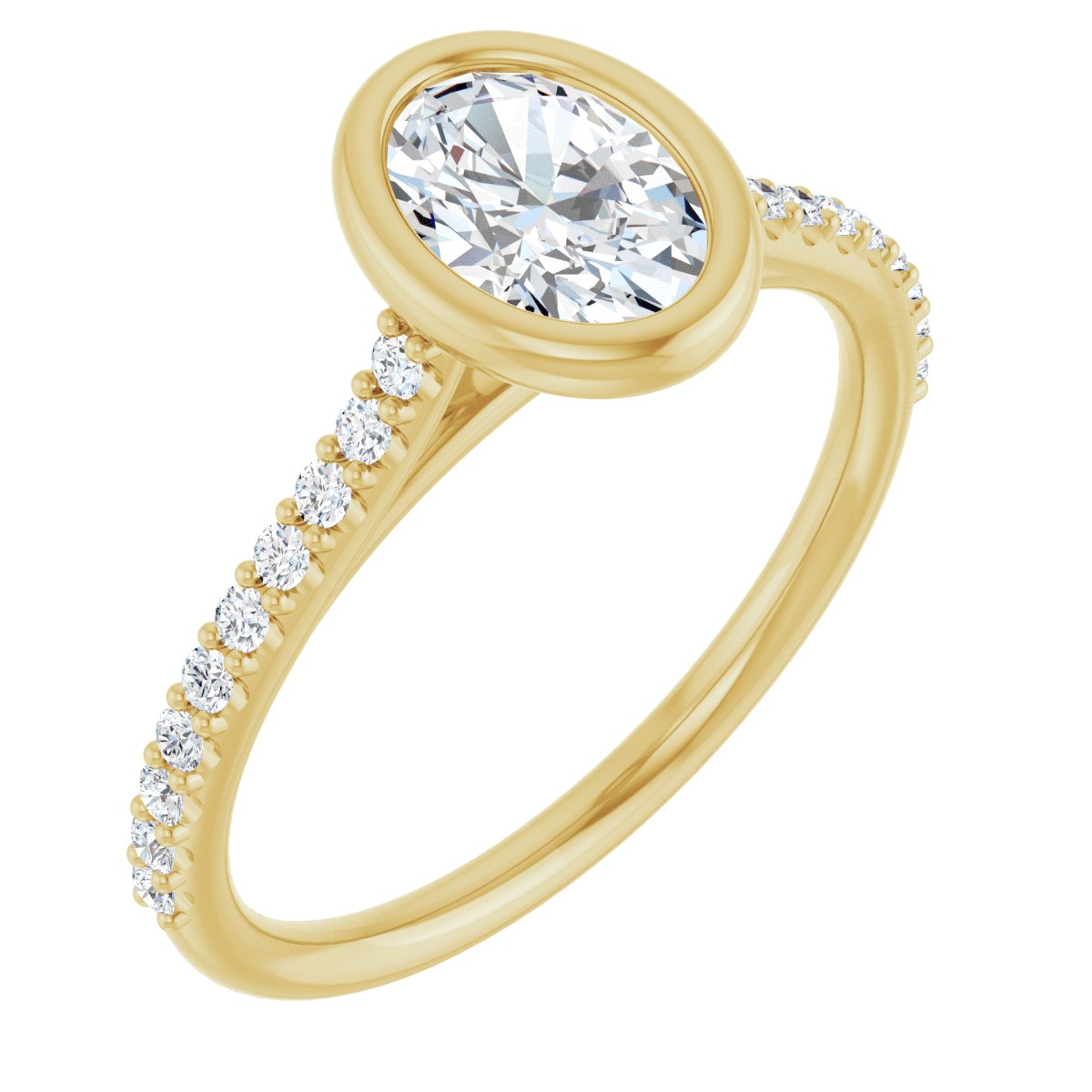 Accented Engagement Ring