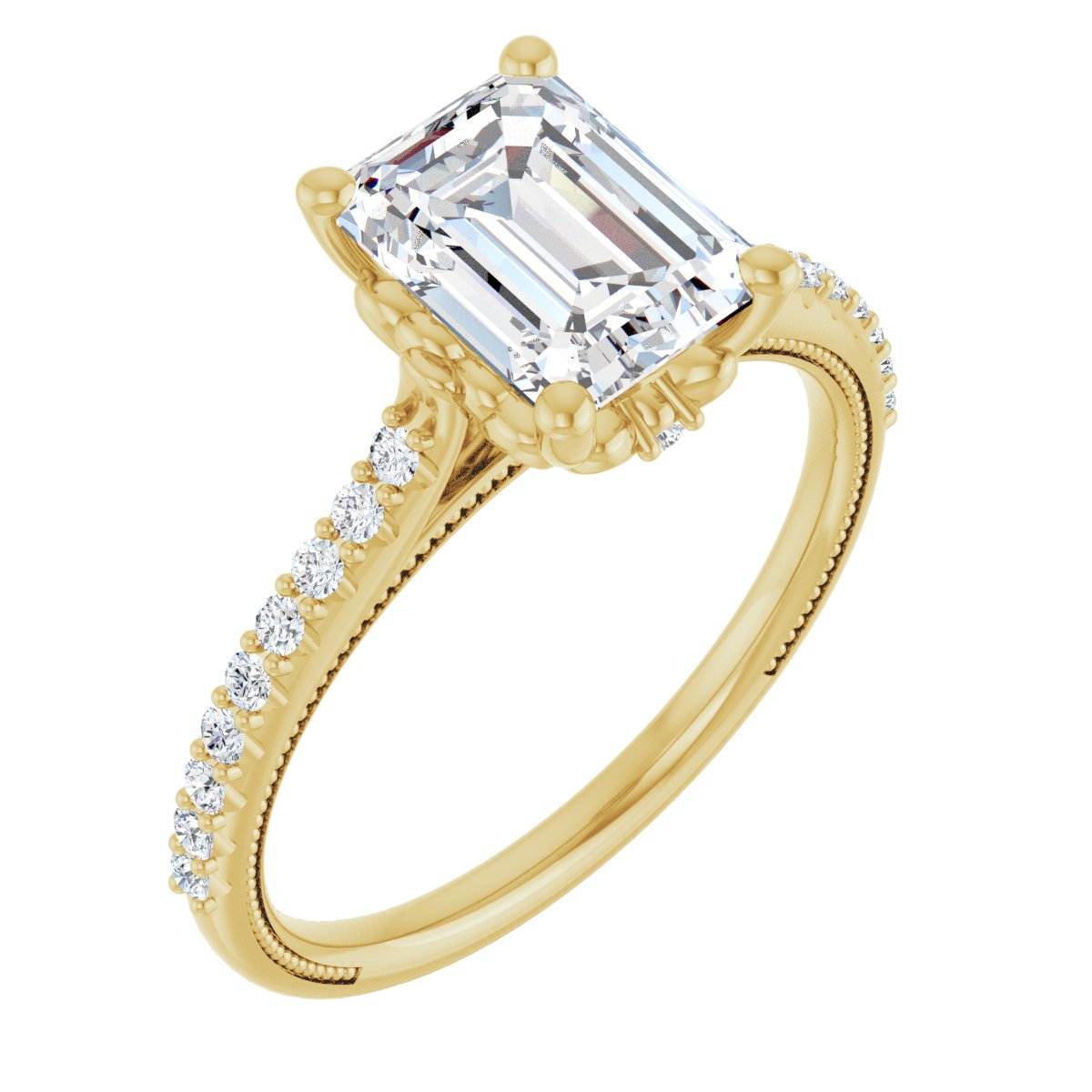 Accented Engagement Ring