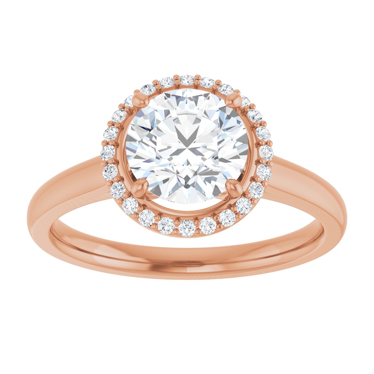 Halo-Style Engagement Ring