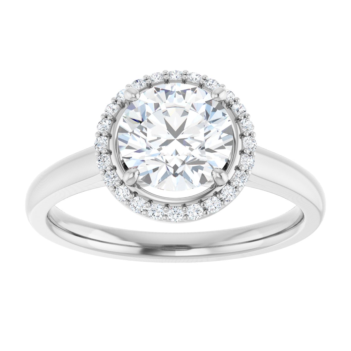 Halo-Style Engagement Ring