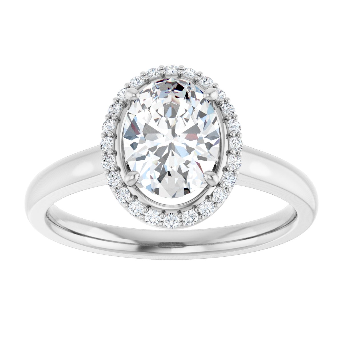 Halo-Style Engagement Ring