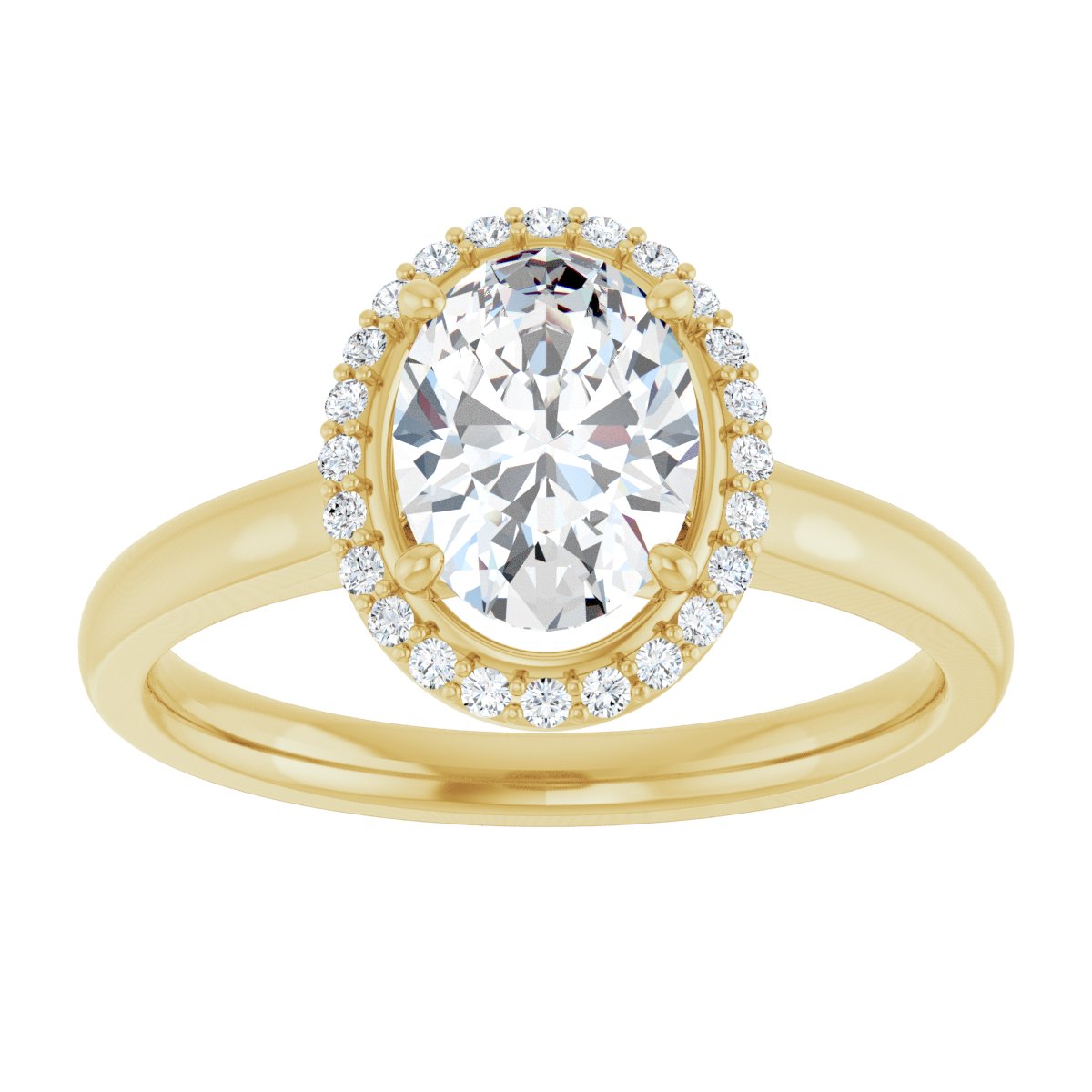 Halo-Style Engagement Ring