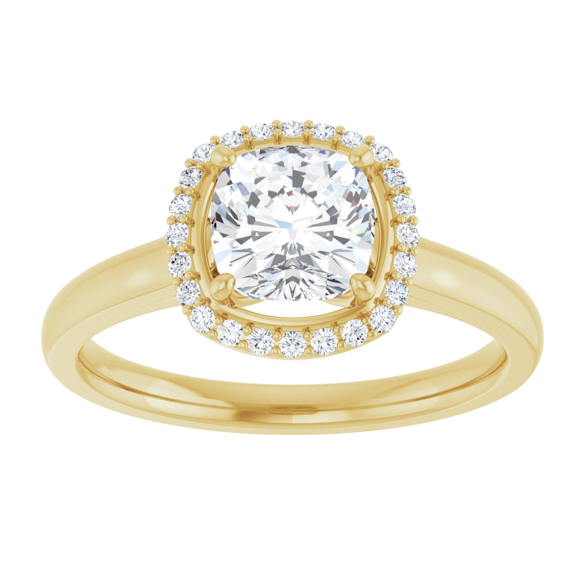 Halo-Style Engagement Ring