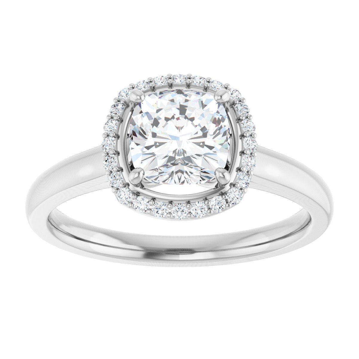 Halo-Style Engagement Ring