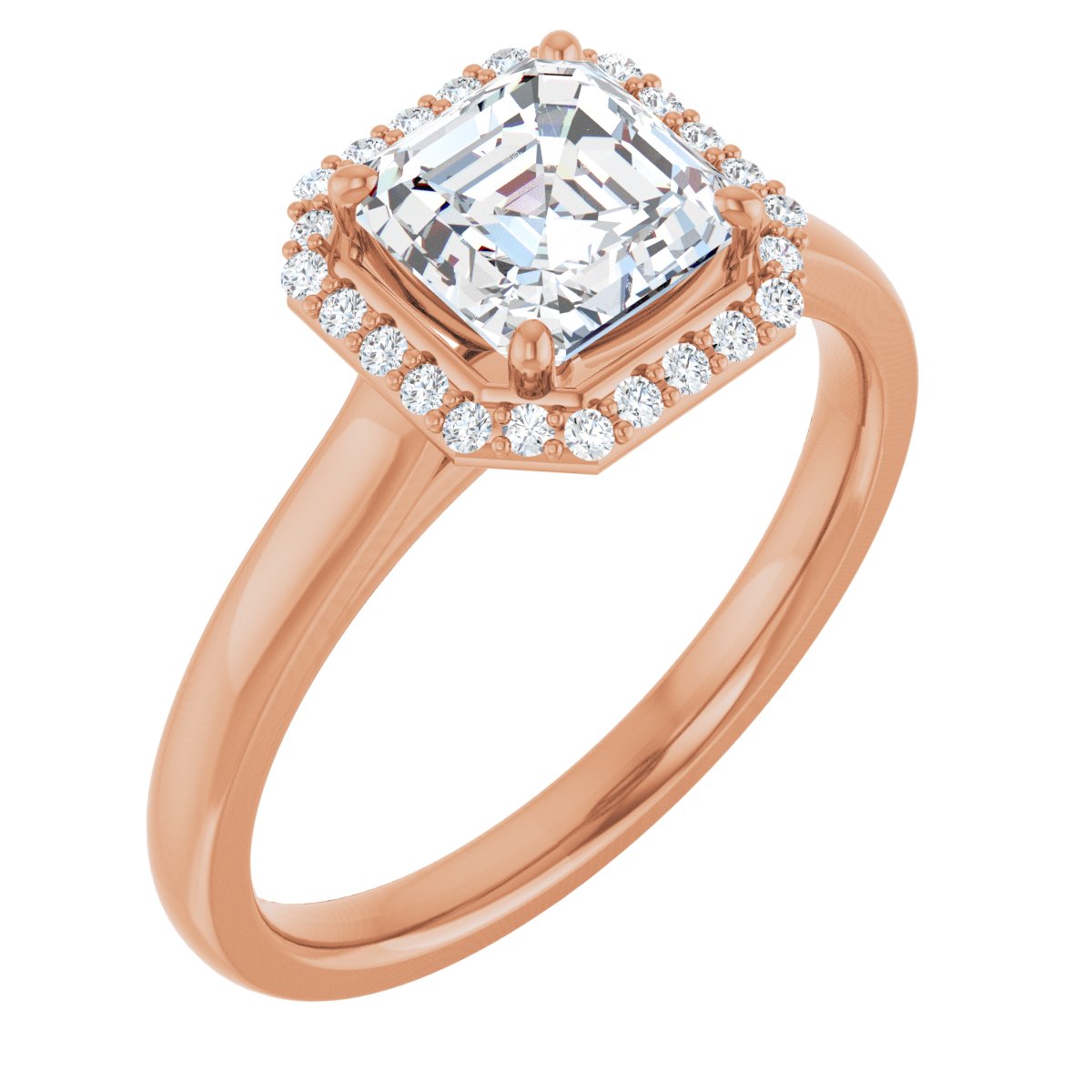 Halo-Style Engagement Ring