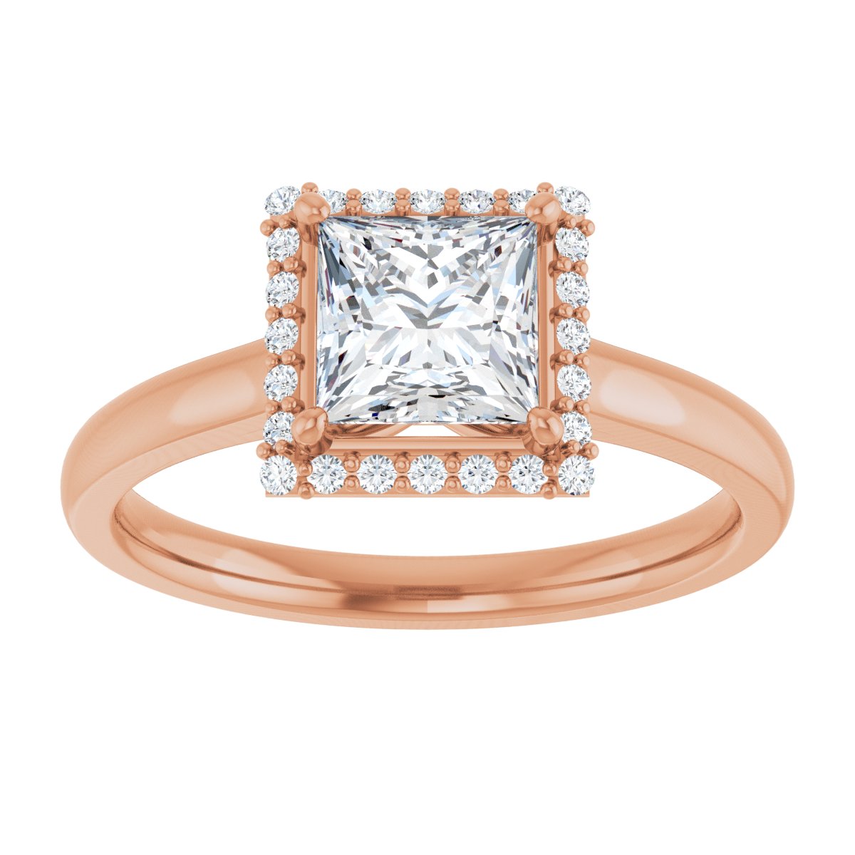 Halo-Style Engagement Ring