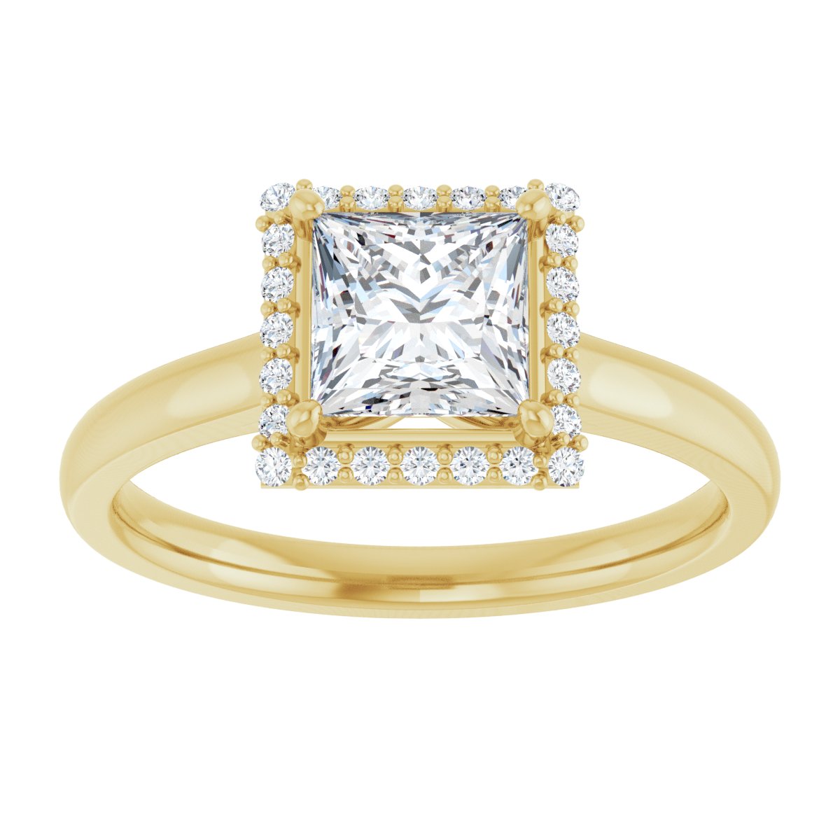 Halo-Style Engagement Ring