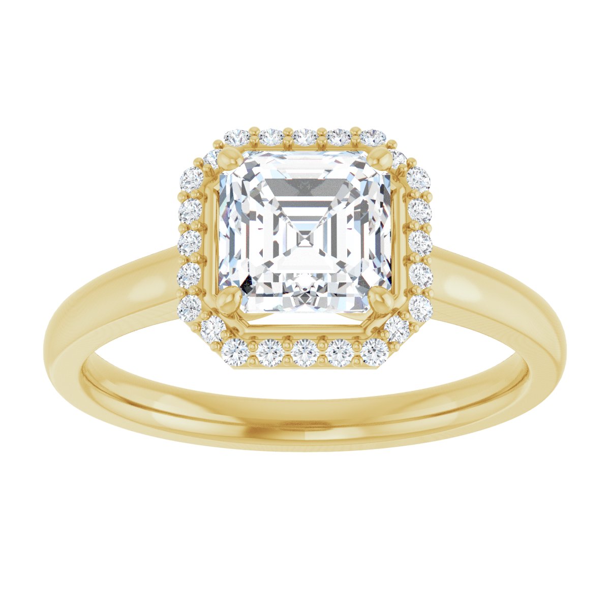 Halo-Style Engagement Ring