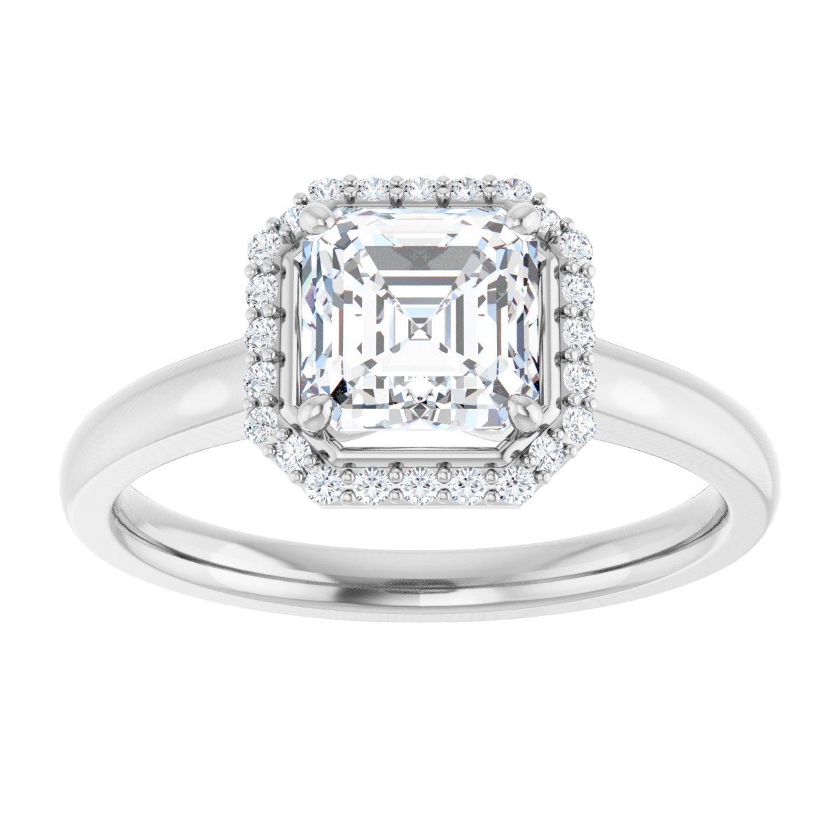 Halo-Style Engagement Ring