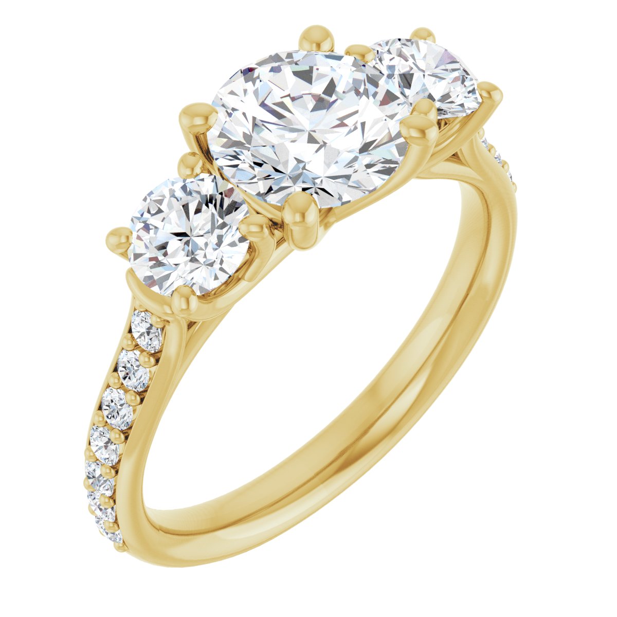 Three-Stone Engagement Ring
