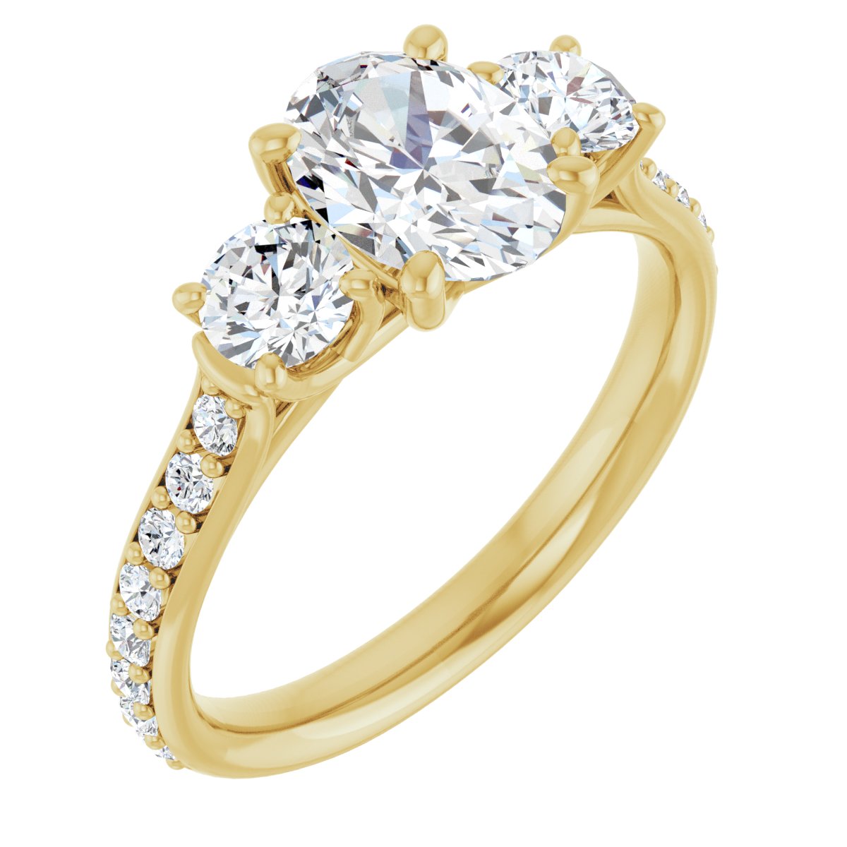 Three-Stone Engagement Ring