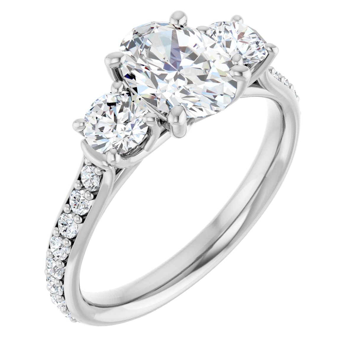Three-Stone Engagement Ring
