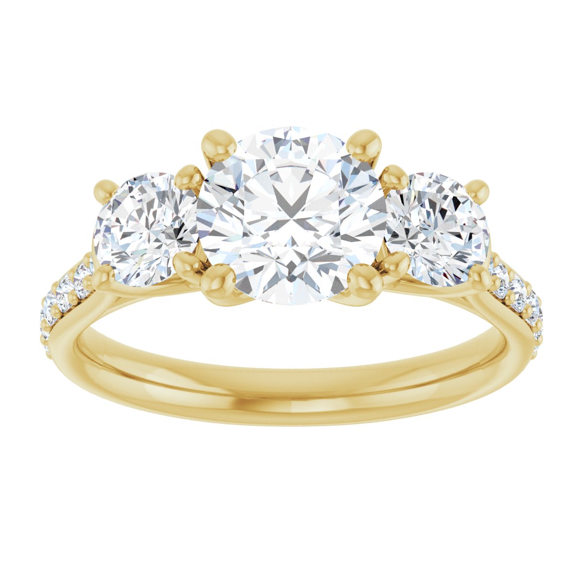 Three-Stone Engagement Ring