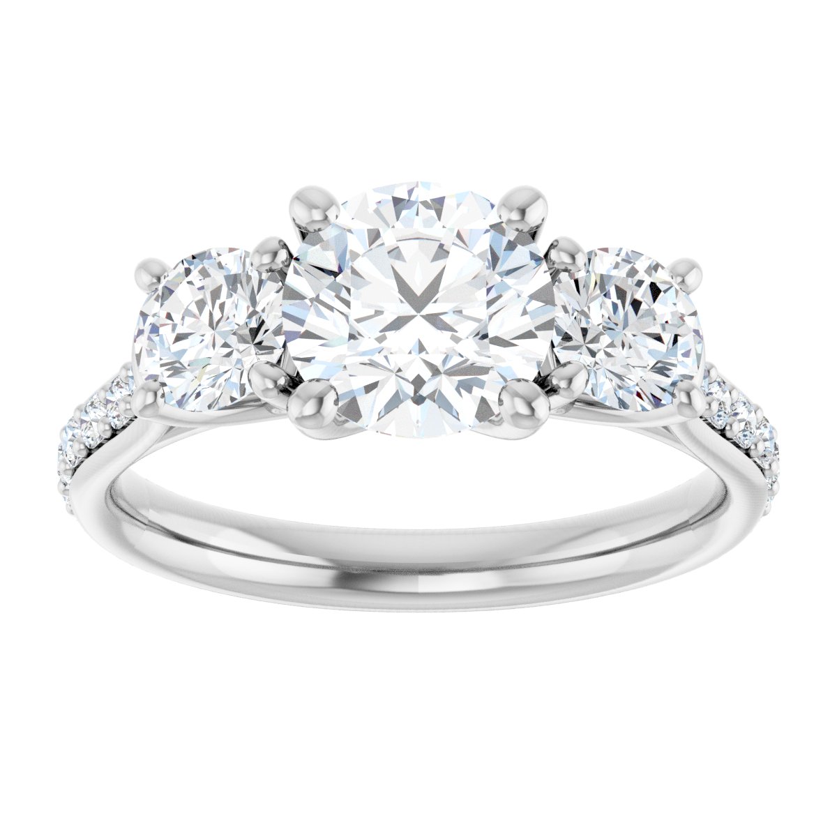 Three-Stone Engagement Ring