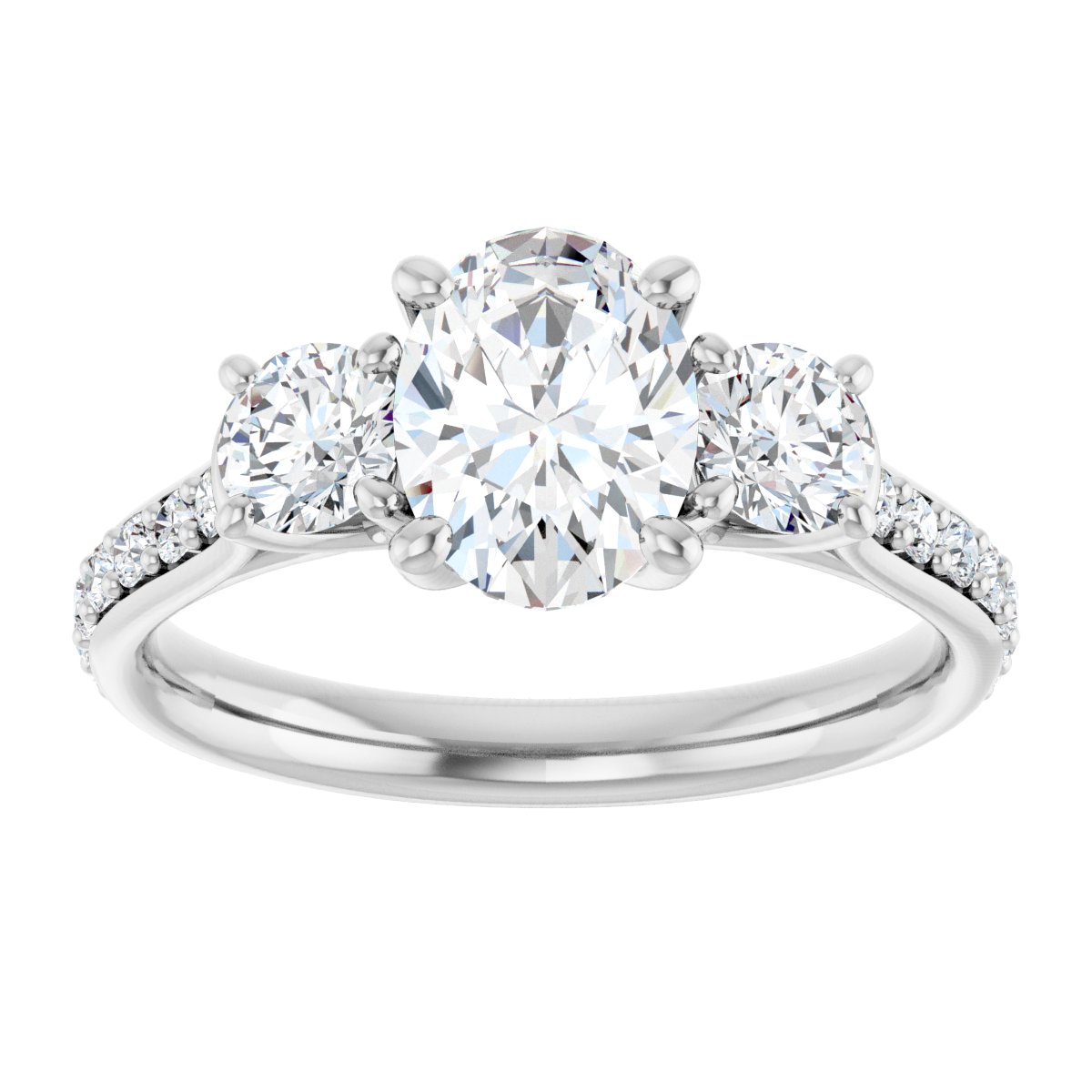 Three-Stone Engagement Ring