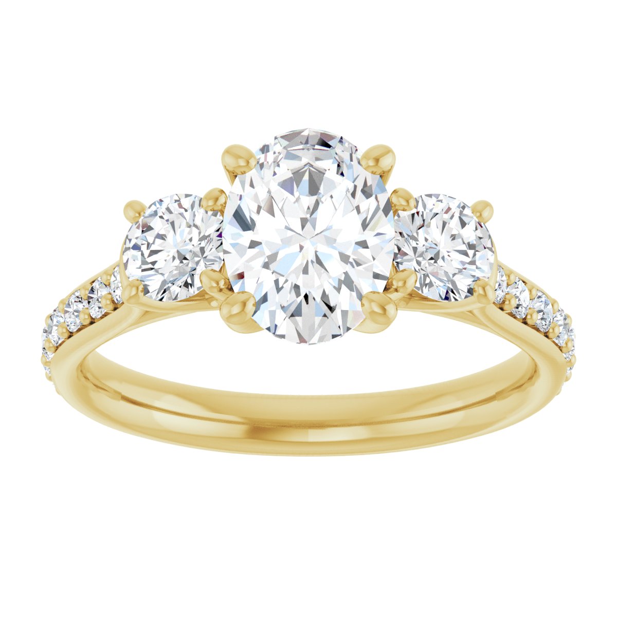 Three-Stone Engagement Ring