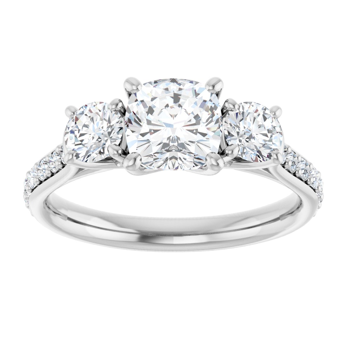 Three-Stone Engagement Ring