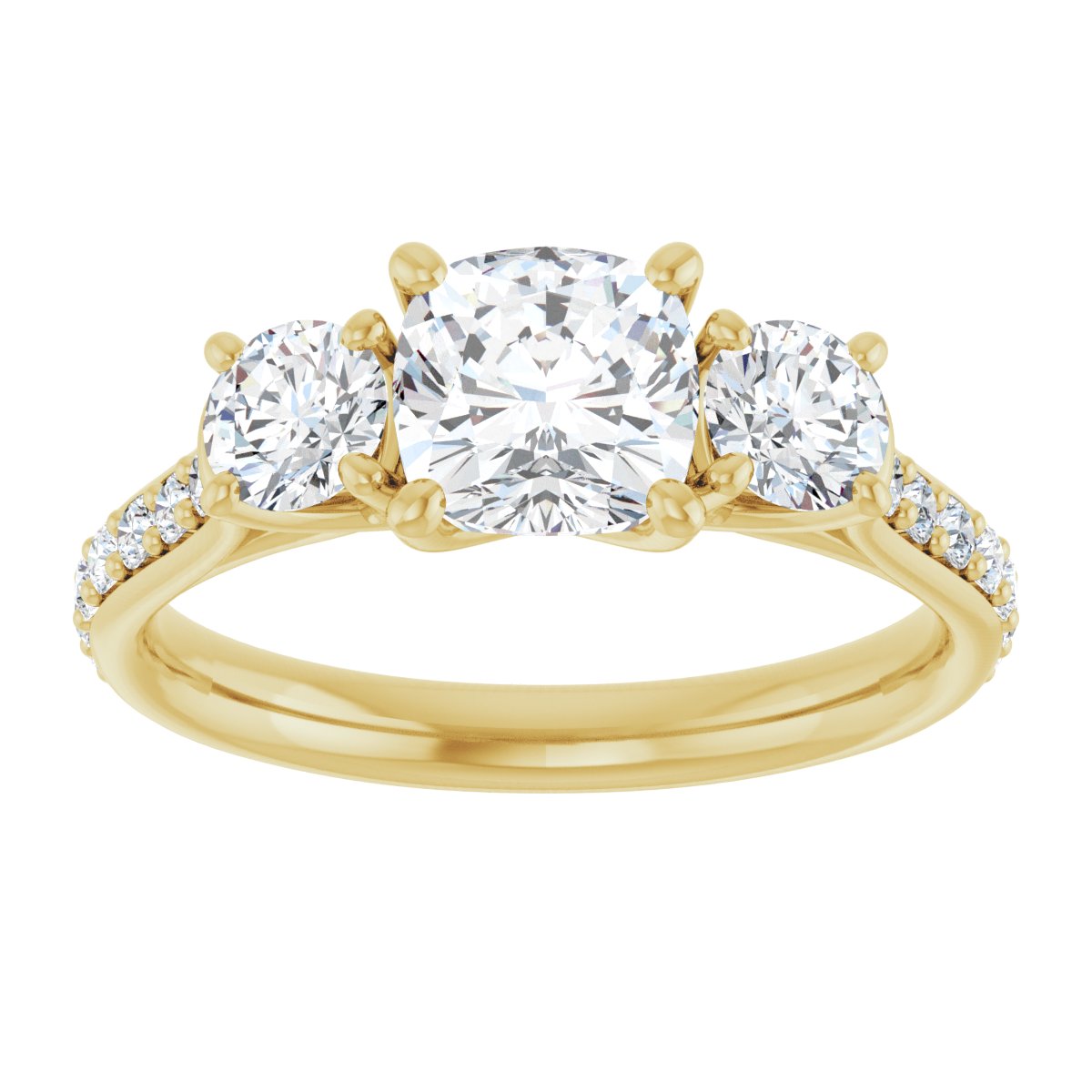 Three-Stone Engagement Ring