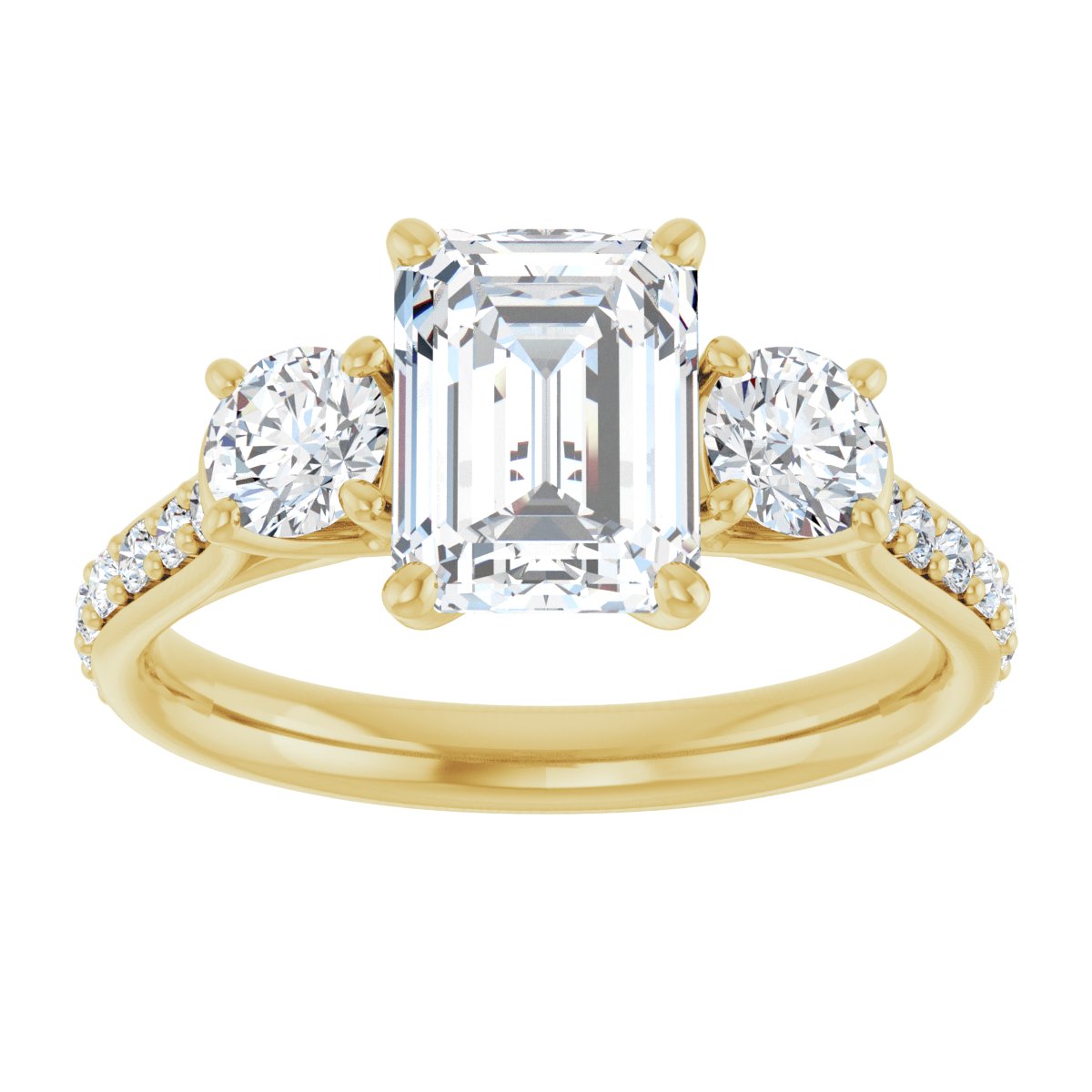 Three-Stone Engagement Ring